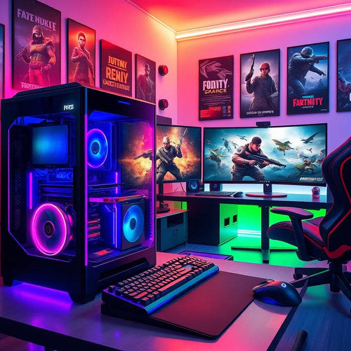 Unleash Your Gaming Potential with the Ares® AMD Ryzen™ 5 5600G Custom Gaming Desktop PC