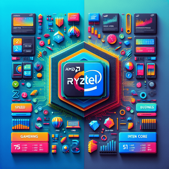 Featured image for AMD Ryzen vs Intel Core: The Ultimate Gaming Processor Showdown