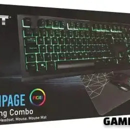 CiT Rampage RGB Gaming Keyboard, RGB Gaming Mouse, RGB Gaming Headset & Gaming Mouse Pad Combo Set 4 In 1 Bundle - Custom Gaming PCs Best Value Lowest Cost Intel & AMD from Ireland's Expert PC Builders