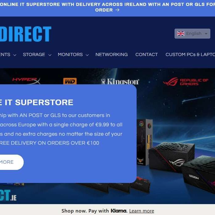 Components to Build Custom Gaming Desktop PC - GAMEFORCE.IE