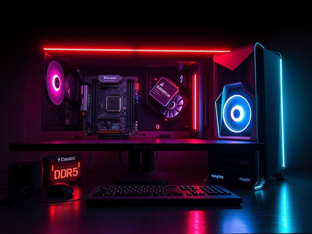 Eleva tu sistema con la última tecnología de memoria DDR5 de Kingston FURY