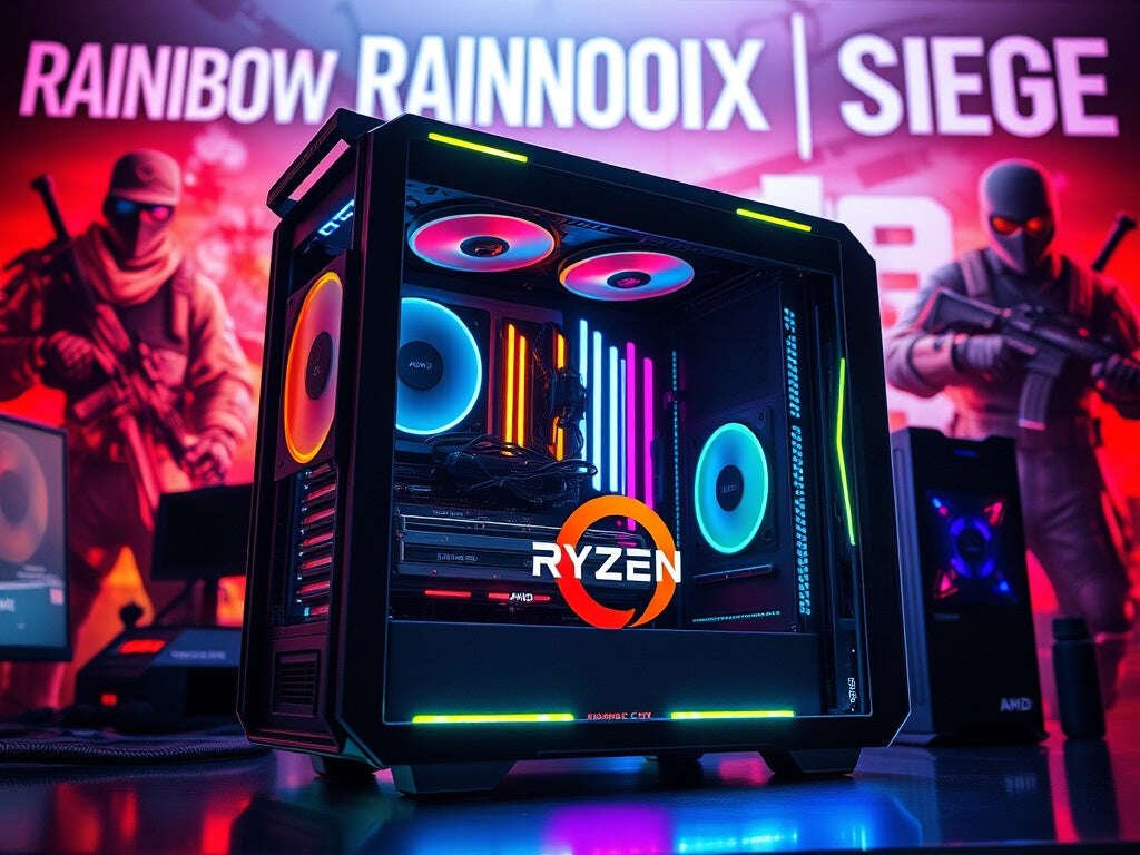 Unleash Your Gaming Potential with Gameforce.ie's RAINBOW SIX SIEGE X Custom PCs 🎮