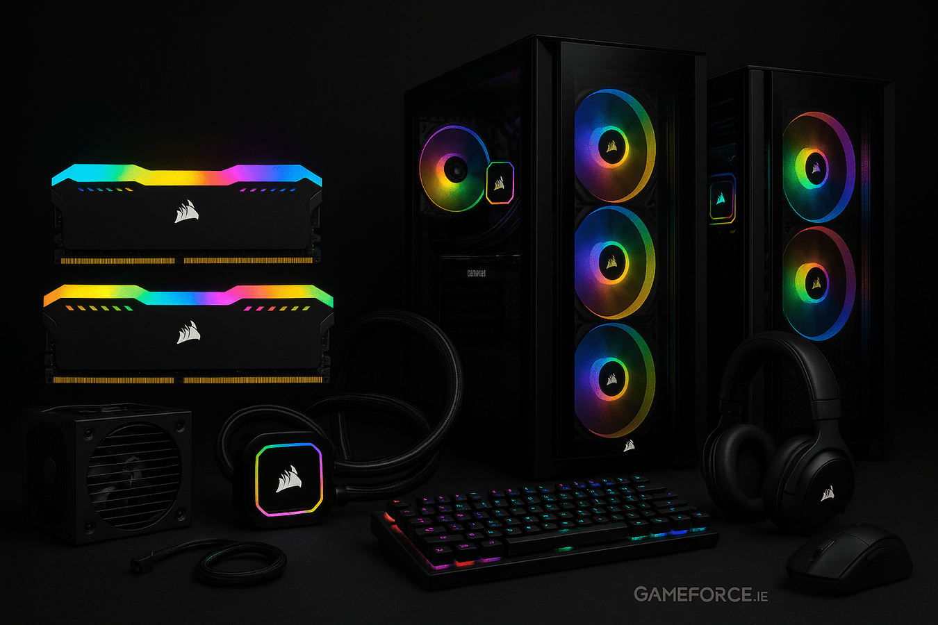 Corsair Memory , PC Cases and other Gaming Components from Irelands Gameforce.ie