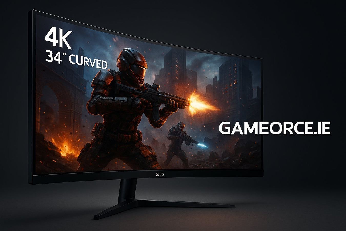 LG PC MONITORS, 4K ,CURVED, HD, GAMING, Buy From Irelands Gameforce.ie