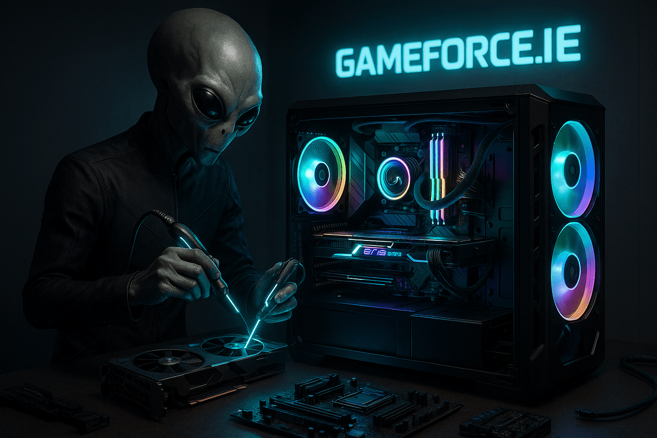 Nvidia GeForce RTX5050 , RTX5060 , RTX5070 , RTX5080 & RTX5090 Graphics Card Available from Irelands Gameforce.ie
