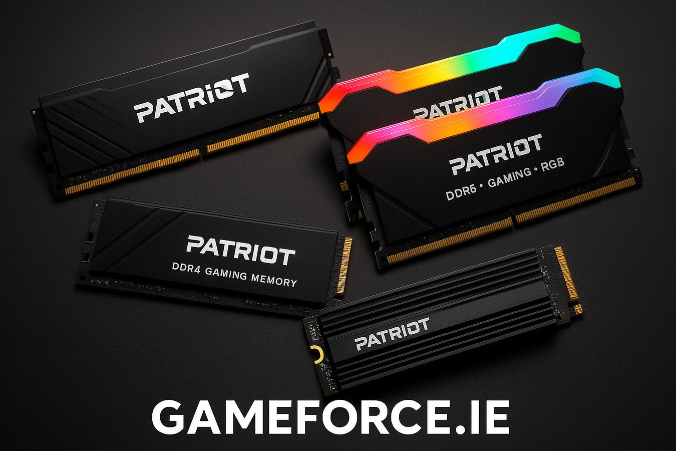 Patriot PC Memory and Solid State SSDs from Irelands Gameforce.ie