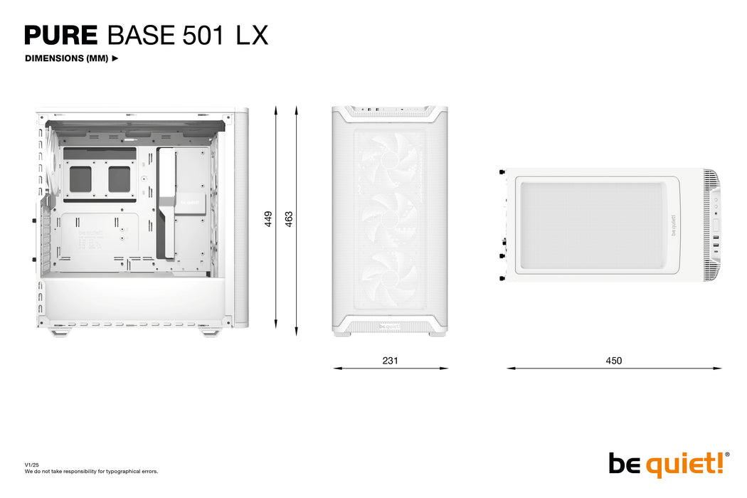 be quiet! Pure Base 501 LX White