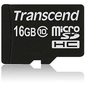 Transcend microSDXC/SDHC Class 10 16GB