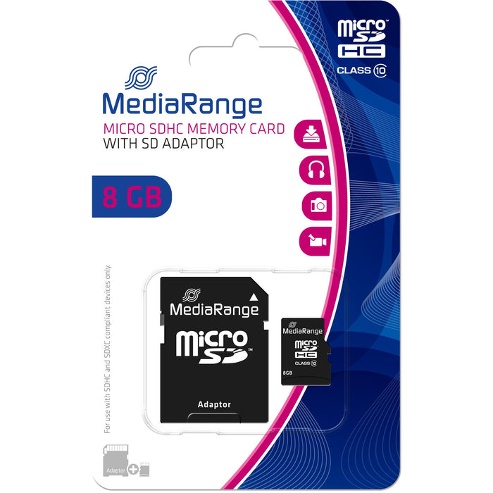 MediaRange 8GB microSDHC