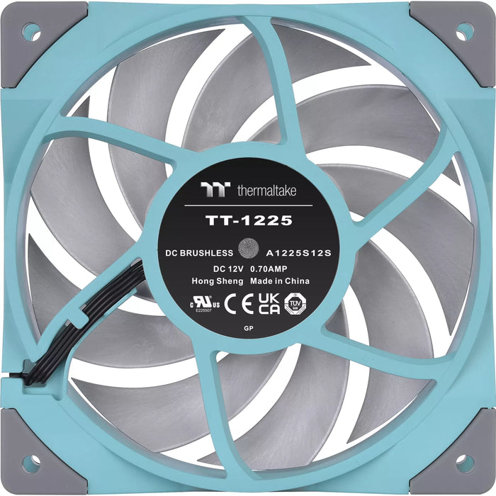 Thermaltake Toughfan 12 Turquoise High Static Pressure Radiator Fan