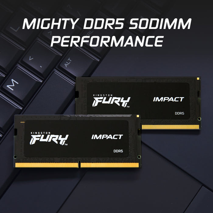 Kingston Technology FURY 32GB 4800MT/s DDR5 CL38 SODIMM (Kit of 2) Impact