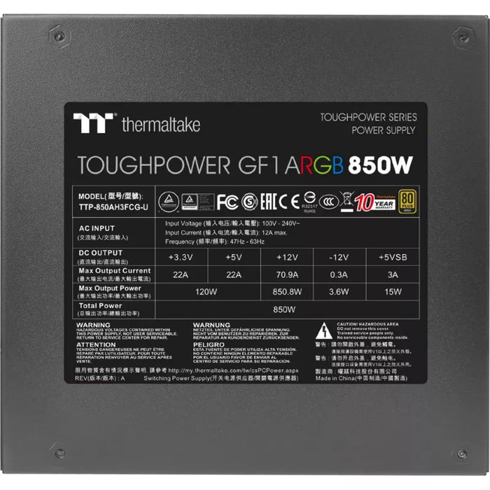 Thermaltake PS-TPD-0850F3FAGE-1 power supply unit
