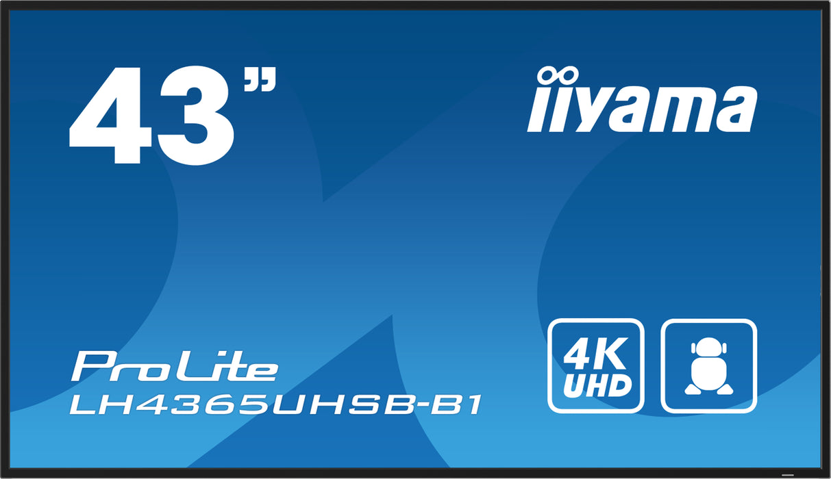 iiyama LH4365UHSB-B1 Signage Display