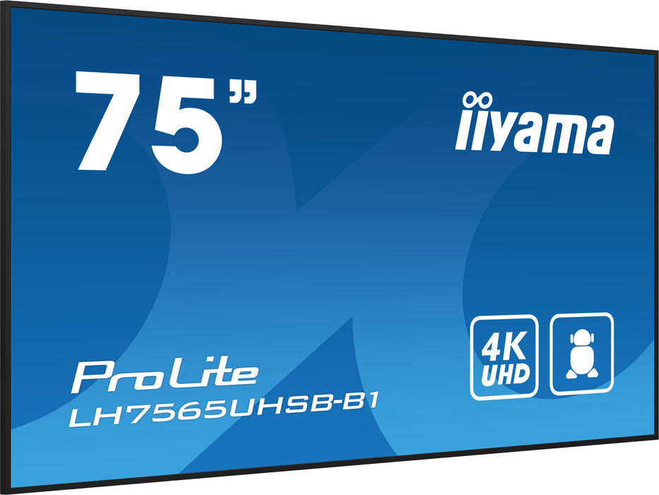 iiyama LH7565UHSB-B1 Signage Display