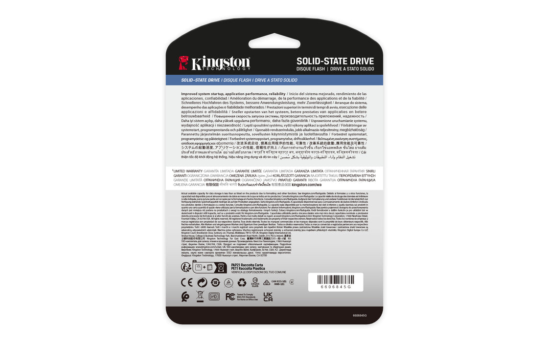 Kingston Technology 3.84TB DC3000ME U.2 PCIe 5.0 NVMe TCG Opal Enterprise SSD