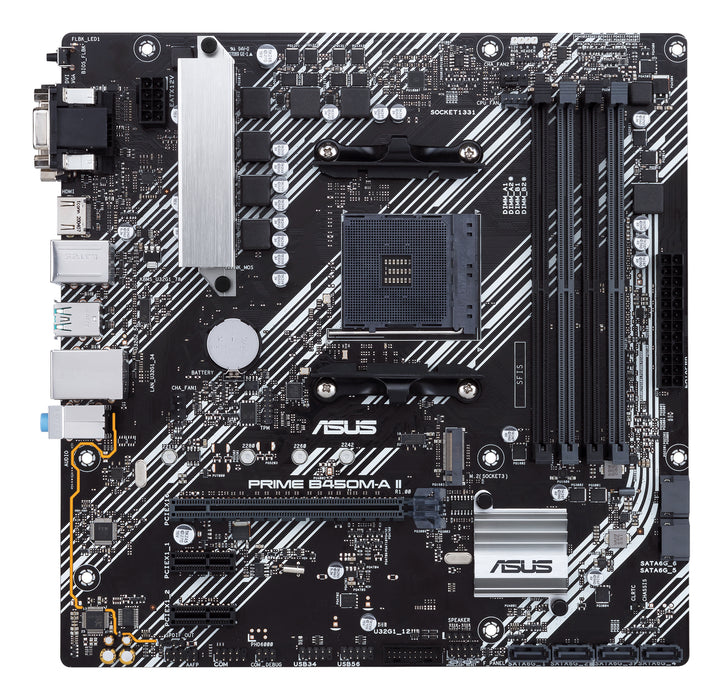 ASUS PRIME B450M-A II AMD B450 Socket AM4 micro ATX