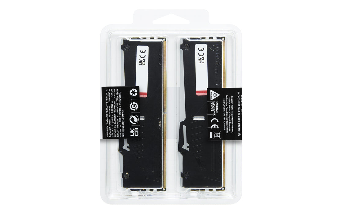 Kingston Technology FURY Beast 32GB 6000MT/s DDR5 CL30 DIMM (Kit of 2) RGB EXPO