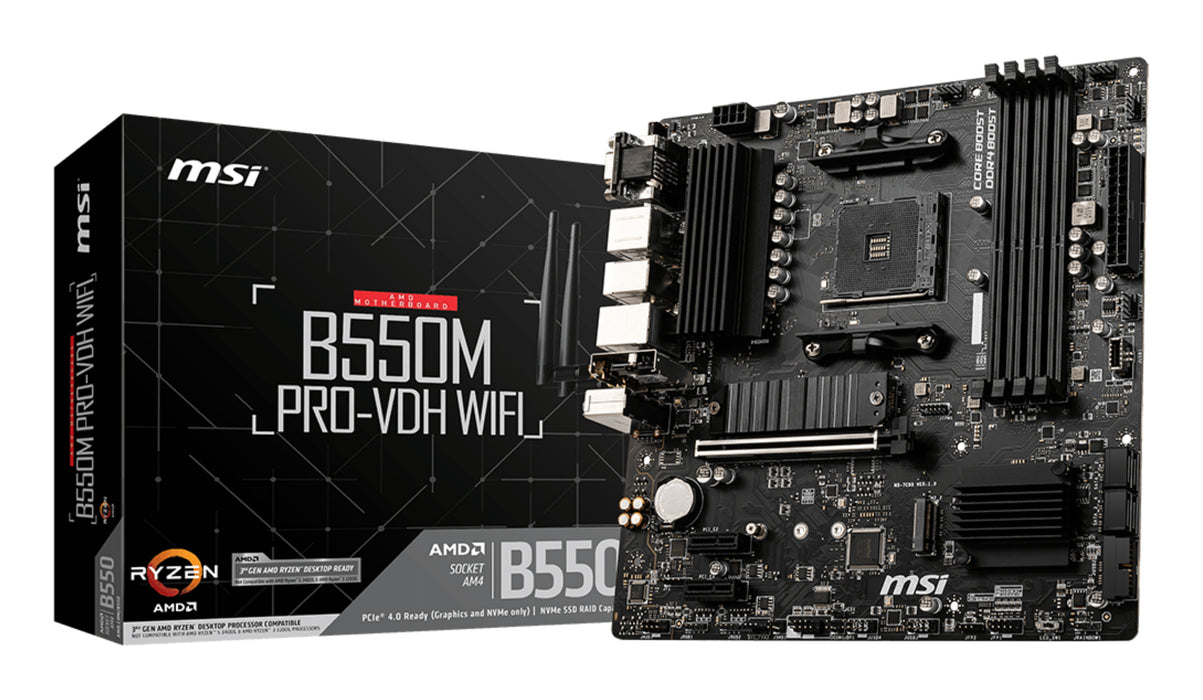MSI B550M PRO-VDH WIFI motherboard