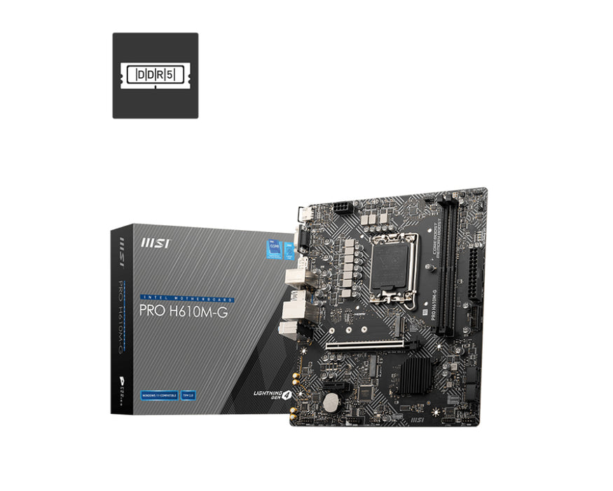 MSI PRO H610M-G motherboard