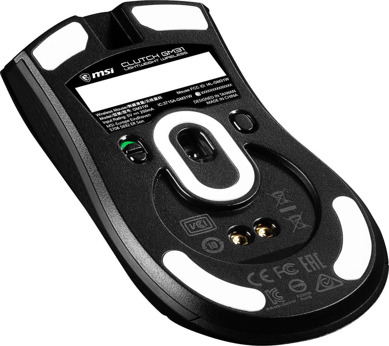 MSI CLUTCH GM31 LIGHTWEIGHT WIRELESS mouse Gaming Right-hand RF Wireless Optical 12000 DPI GAMEFORCE.IE - Custom Gaming PCs - Gameforce.ie Customer Reviews