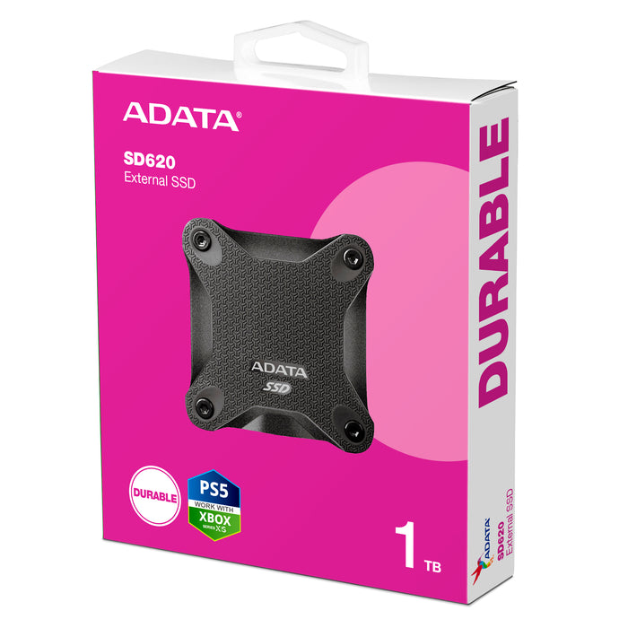 ADATA SD620 1 TB Micro-USB B 3.2 Gen 2 (3.1 Gen 2) Black