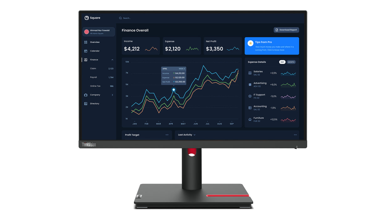 Lenovo ThinkVision T22i-30 LED display