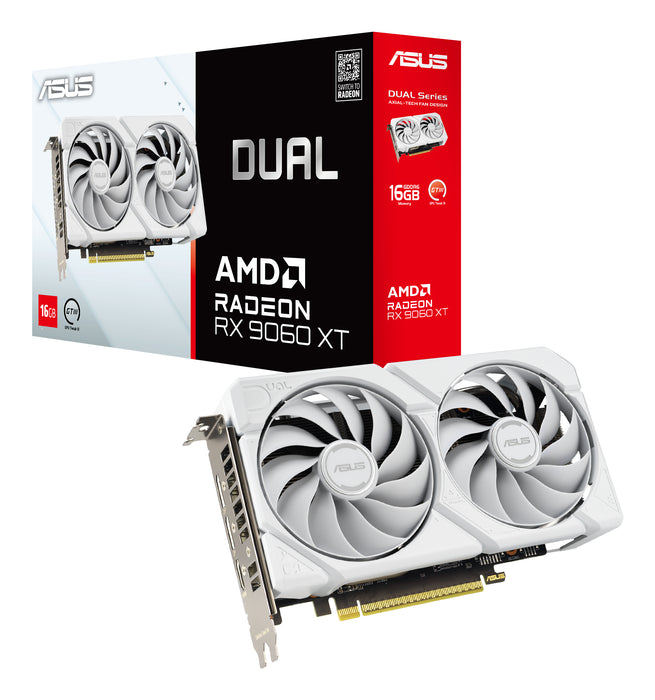 ASUS Dual -RX9060XT-16G-WHITE