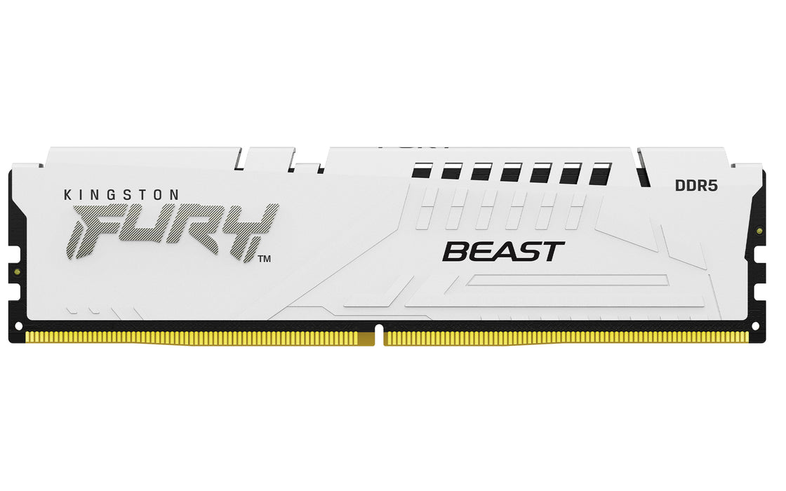 Kingston Technology FURY Beast 64GB 6400MT/s DDR5 CL32 DIMM (Kit of 2) White EXPO