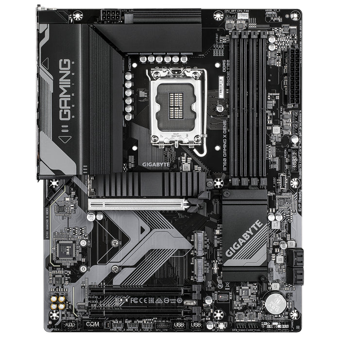 GIGABYTE B760 GAMING X GEN5 Motherboard - Supports 14th Gen. Intel Core CPUs, 8+1+1 phases VRM, up to 5600MHz DDR5, 3xPCIe 4.0 M.2, 2.5 GbE LAN, USB 3.2 Gen 2