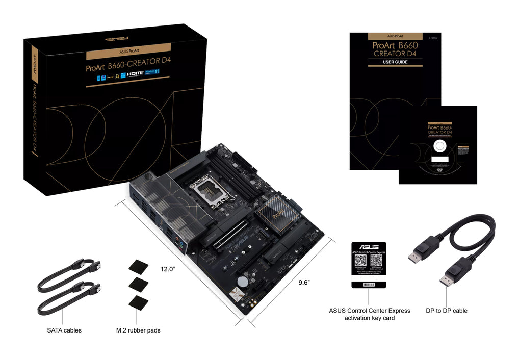 ASUS PROART B660-CREATOR D4 Intel B660 LGA 1700 ATX