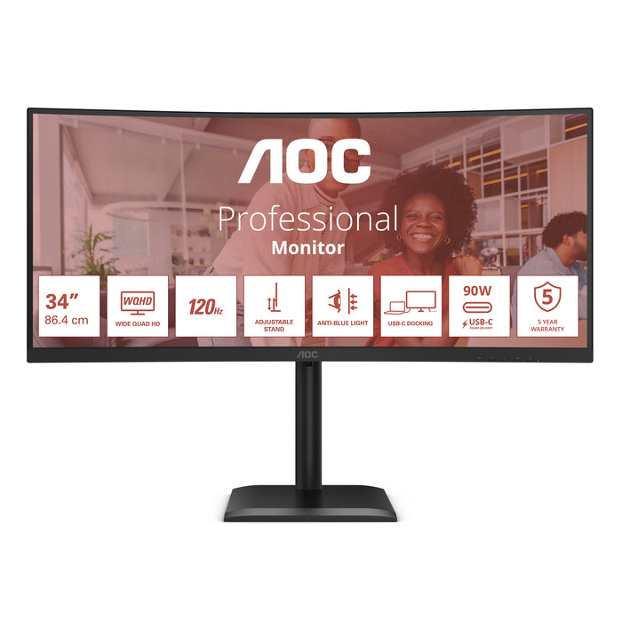 AOC E4 CU34E4CV computer monitor
