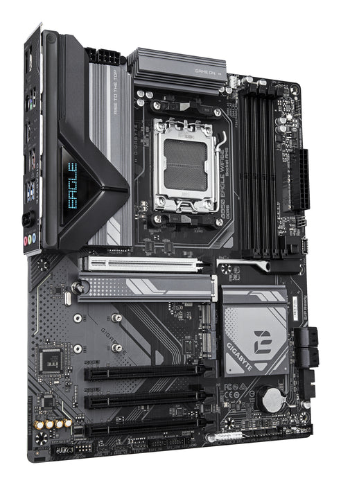 GIGABYTE B850 EAGLE WIFI6E Motherboard - AMD Ryzen 9000 Series CPUs, 8+2+2 Phases Digital VRM, up to 8200MHz DDR5 (OC), 1xPCIe 5.0 + 2xPCIe 4.0 M.2, GbE LAN, WIFI 6E, USB 3.2 Gen 2