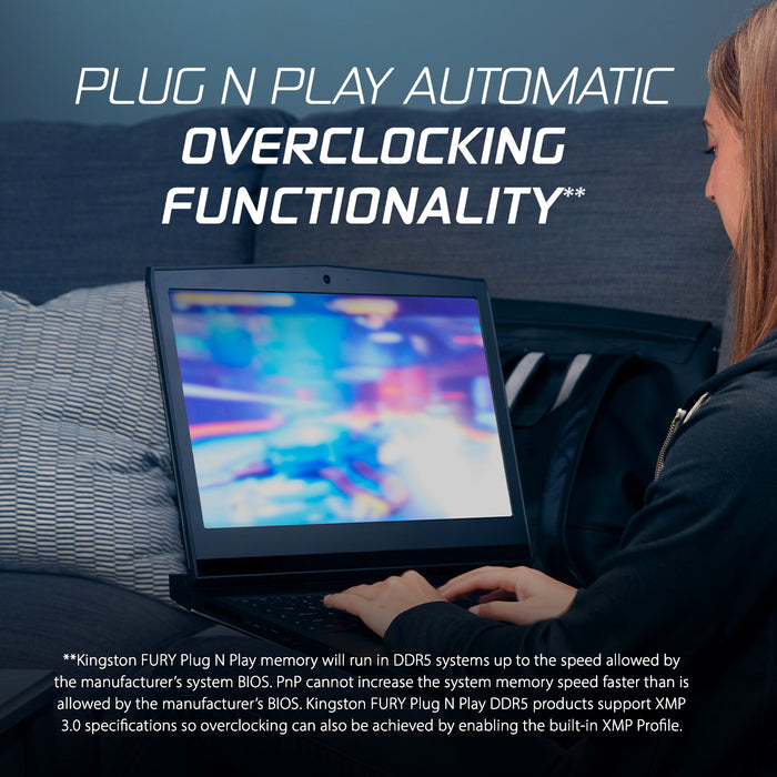 Kingston Technology FURY 32GB 5600MT/s DDR5 CL40 SODIMM (Kit of 2) Impact PnP