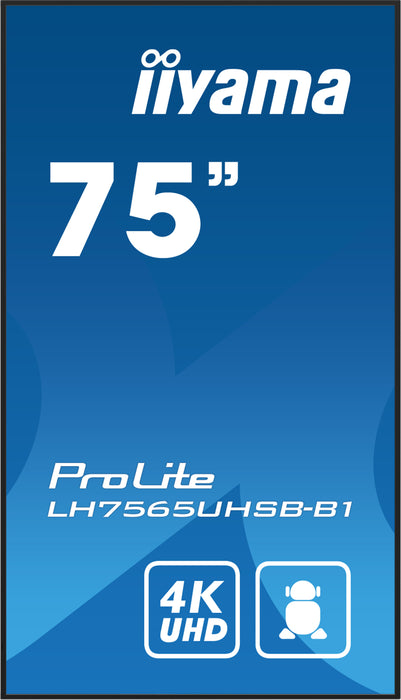 iiyama LH7565UHSB-B1 Signage Display