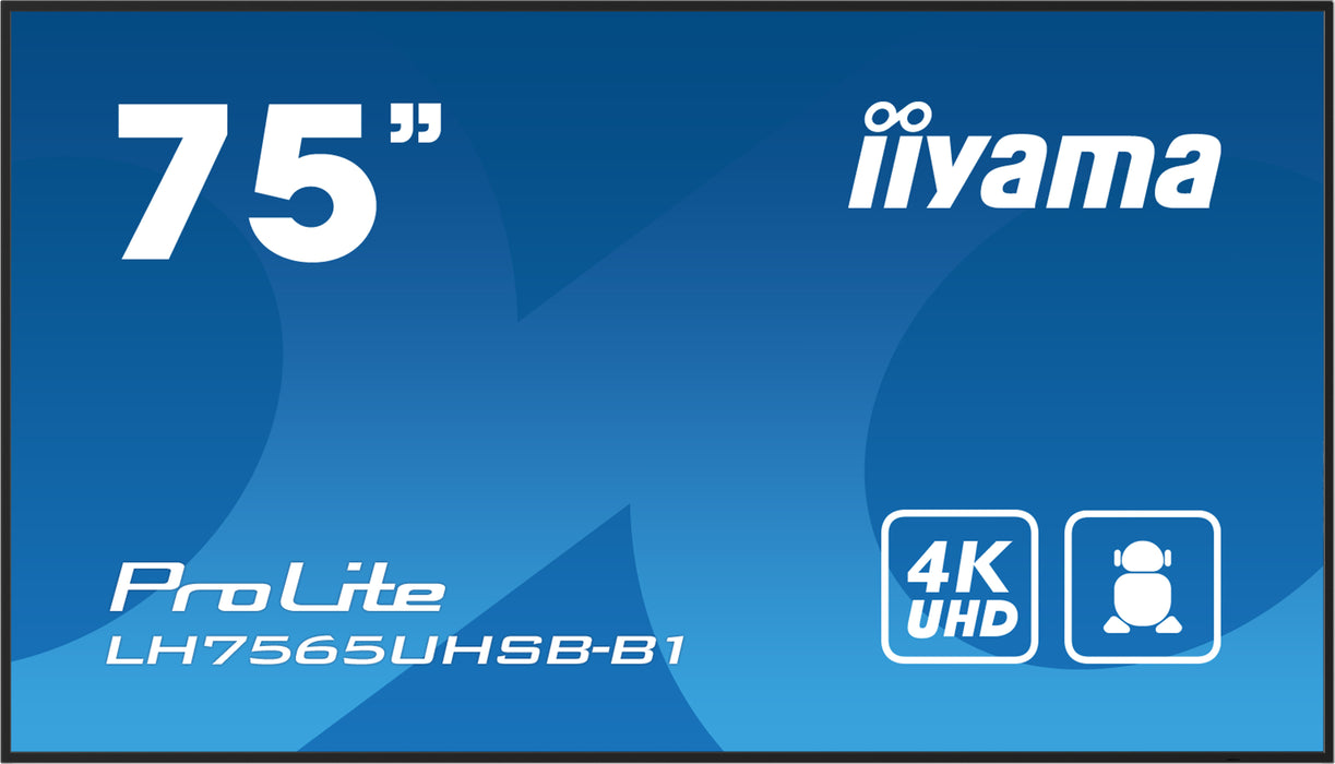 iiyama LH7565UHSB-B1 Signage Display