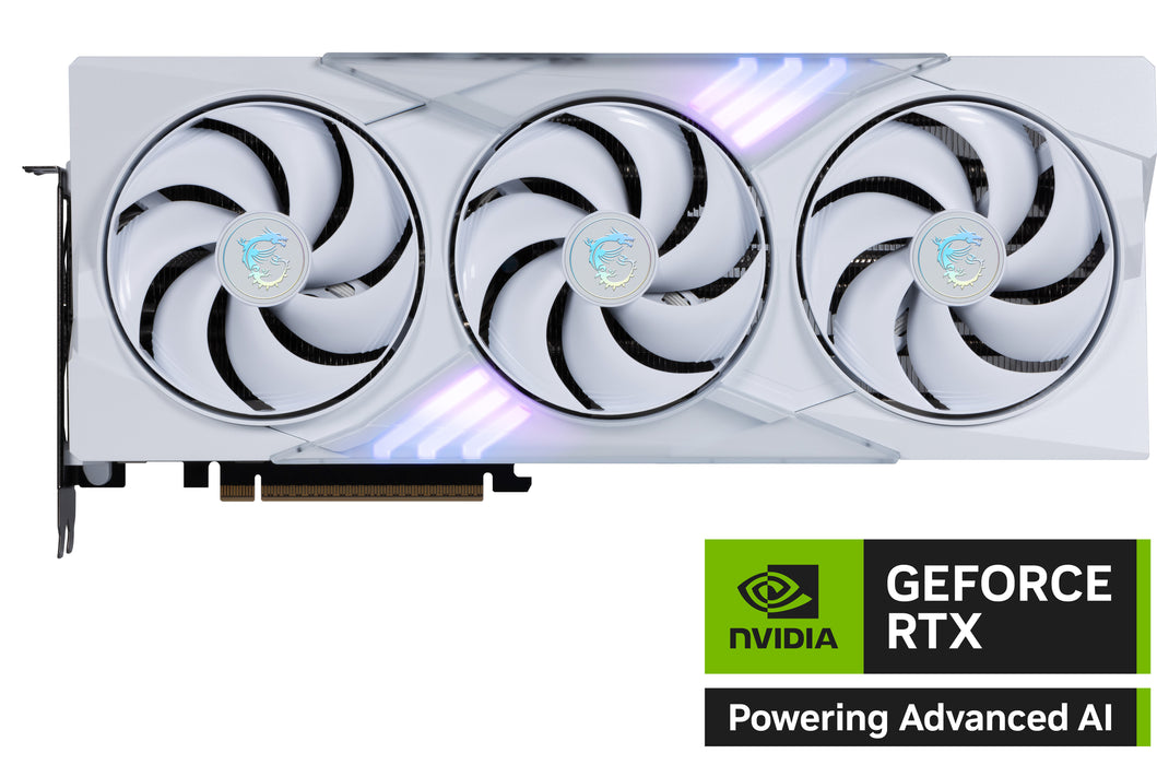 MSI GAMING GEFORCE RTX 5080 16G TRIO OC WHITE graphics card